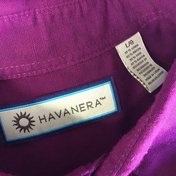 THE HAVANERA CO. Short Sleeve Open Collar Mexican Shirt Cuban Shirt Men's XXL /eaa452525